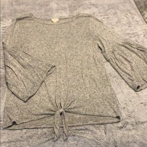Soft Bell-sleeve top